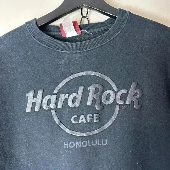 Vintage  Hard Rock Cafe Tonal Logo Crewneck Small - Picture 4 of 5